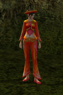 [Eternity] Gold Fish Patterned Top